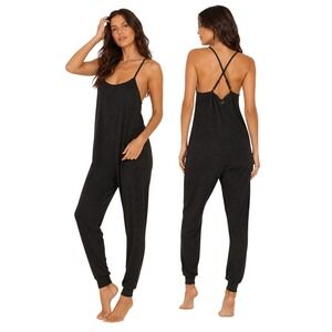 Beyond Yoga Romp Around Jumpsuit Featherweight L Gray Spacedye Athleisure Lounge